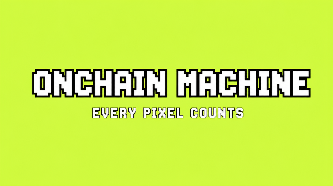 ONCHAIN MACHINE banner
